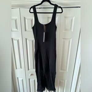 House of Harlow | Black Maxi Crocheted Dress | Size M